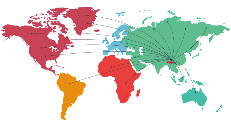 全球布局地图